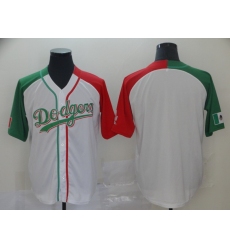 Dodgers Blank White Mexican Heritage Culture Night Jersey Mexico