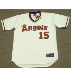 Men Los Angeles Tim Salmon #15 Stitched Baseball Jersey White