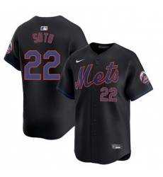 Youth New York Mets Juan Soto #22 Black Flex Base Stitched MLB Jersey