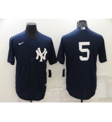 Men New York Yankees 5 Joe DiMaggio Navy Cool Base Stitched jersey