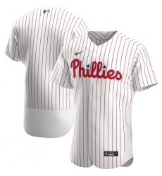 Men Philadelphia Phillies Men Nike White Home 2020 Flex Base Official Team MLB Jersey