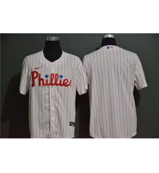 Phillies Blank White 2020 Nike Cool Base Jersey