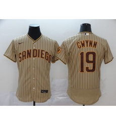 Padres 19 Tony Gwynn Gray Nike 2020 Flexbase Jersey