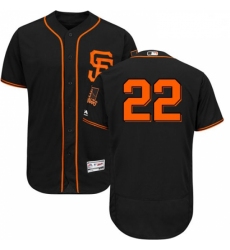 Mens Majestic San Francisco Giants 22 Andrew McCutchen Black Alternate Flex Base Authentic Collection MLB Jersey