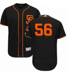 Mens Majestic San Francisco Giants 56 Tony Watson Black Alternate Flex Base Authentic Collection MLB Jersey