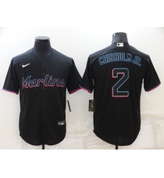 Men Seattle Mariners 2 Jazz Chisholm Black Cool Base Stitched Jersey