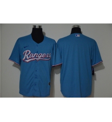 Rangers Blank Blue Nike 2020 Cool Base Jersey