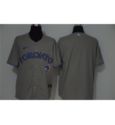 Blue Jays Blank Gray 2020 Nike Cool Base Jersey