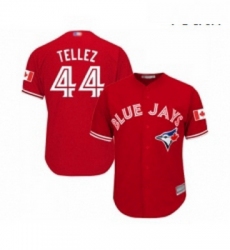 Youth Toronto Blue Jays 44 Rowdy Tellez Replica Scarlet Alternate Baseball Jersey 