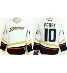 Anaheim Ducks 10 Corey Perry White NHL Hockey Jerseys