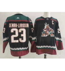 Men Arizona Coyotes 23 Oliver Ekman Larsson Throwback Kachina Black Jersey