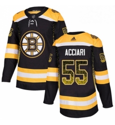 Mens Adidas Boston Bruins 55 Noel Acciari Authentic Black Drift Fashion NHL Jersey 