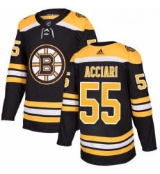 Youth Adidas Boston Bruins 55 Noel Acciari Premier Black Home NHL Jersey 