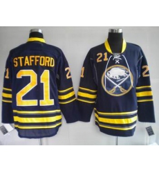 Buffalo Sabres Drew Stafford #21 dark BLUE