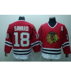 Chicago Blackhawks 18 Denis savard  red Jersey A patch CCM