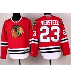 Chicago Blackhawks 23 Kris Versteeg Red Hockey NHL Jerseys