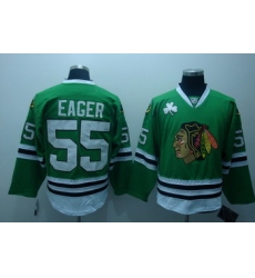 Chicago Blackhawks 55 Ben Eager Green Jerseys