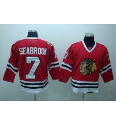 Chicago Blackhawks #7 Brent Seabrook red Jerseys