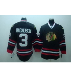 Chicago Blackhawks jerseys 3 Keith Magnuson black