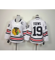 NHL Youth chicago blackhawks #19 Jonathan Toews white jerseys(2015 new classic)