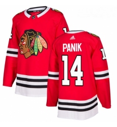 Youth Adidas Chicago Blackhawks 14 Richard Panik Authentic Red Home NHL Jersey 