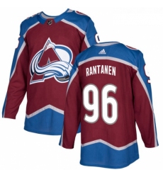 Youth Adidas Colorado Avalanche 96 Mikko Rantanen Premier Burgundy Red Home NHL Jersey 