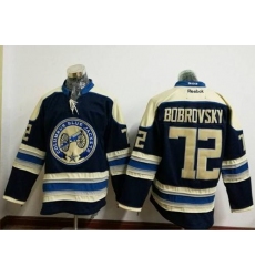 Blue Jackets #72 Sergei Bobrovsky Navy Blue Alternate Stitched NHL Jersey