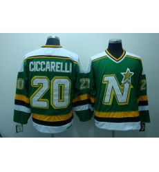 Dalls Stars 20 ciccarelli Green jerseys CCM