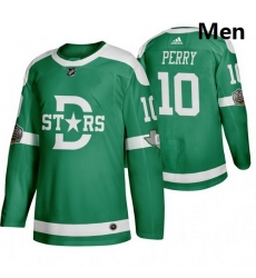 Stars 10 Corey Perry Green 2020 Winter Classic Adidas Jersey