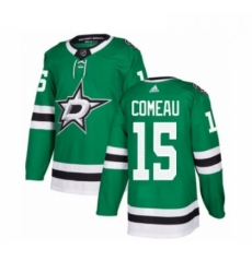 Youth Adidas Dallas Stars 15 Blake Comeau Premier Green Home NHL Jersey 