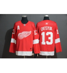 Red Wings 13 Pavel Datsyuk Red Adidas Jersey