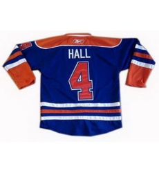 kids Edmonton Oilers 4 Taylor Hall LT Blue Jerseys