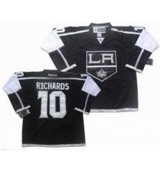 Los Angeles Kings 10# Mike Richards black jersey