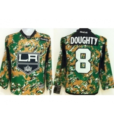 Kids Los Angeles Kings 8 Drew Doughty Camo NHL Jerseys