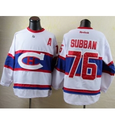 Montreal Canadiens #76 Subban White New CH Stitched NHL Jersey