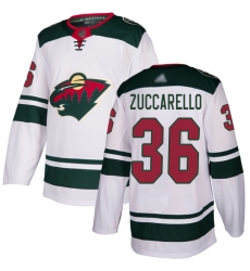 Men Adidas Wild 36 Mats Zuccarello White NHL jersey