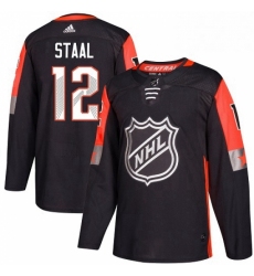 Mens Adidas Minnesota Wild 12 Eric Staal Authentic Black 2018 All Star Central Division NHL Jersey 