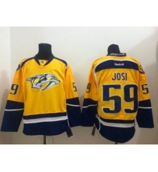 NHL nashville predators #59 josi blue-yellow Jerseys