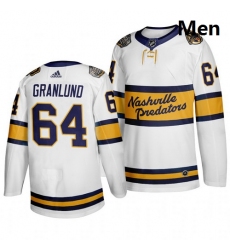 Predators 64 Mikael Granlund White 2020 Winter Classic Adidas Jersey