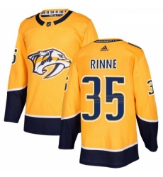 Youth Adidas Nashville Predators 35 Pekka Rinne Authentic Gold Home NHL Jersey 