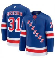 Men New York Rangers 31 Igor Shesterkin Royal 2024 25 Home Stitched Hockey Jersey