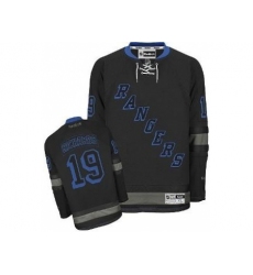 New York Rangers 19 Brad Richards Black Ice Fashion NHL Jerseys