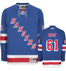 New York Rangers #61 Rick Nash Blue NHL Jersey