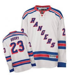 RBK hockey jerseys NY Rangers 23# DRURY white jerseys