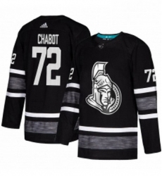 Mens Adidas Ottawa Senators 72 Thomas Chabot Black 2019 All Star Game Parley Authentic Stitched NHL Jersey 