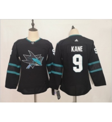 Youth Sharks 9 Evander Kane Black Youth Adidas Jersey