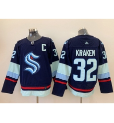 Seattle Kraken 32 Kraken Navy Adidas Jersey