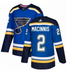 Mens Adidas St Louis Blues 2 Al Macinnis Premier Royal Blue Home NHL Jersey 