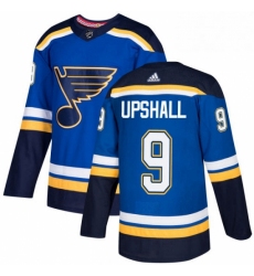 Mens Adidas St Louis Blues 9 Scottie Upshall Premier Royal Blue Home NHL Jersey 