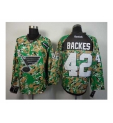 NHL Jerseys St. Louis Blues #42 Backes Camo Jerseys